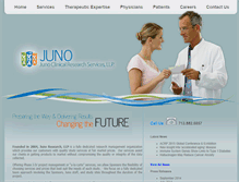 Tablet Screenshot of junoresearch.net