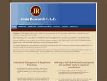 Tablet Screenshot of junoresearch.us